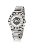 Chic - White and Black Crystal Bracelet Watch