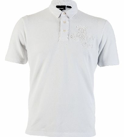 Just Cavalli Contrast Piping Polo White