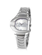 Just Cavalli Jc Logo - Silver Dial Bracelet Watch