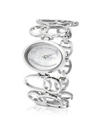 Just Cavalli JC Silla - Logo Oval Swarovski Bracelet Watch