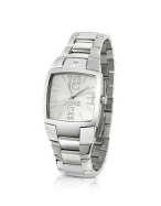 Just Cavalli Lusa - Silver Square Dial Stainless Steel