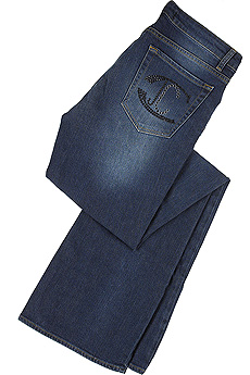 Just Cavalli Rhinestone logo jeans