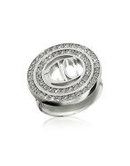 Rolly - Swarovski Crystal Logo Ring