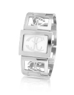 Squared - Logo Stainless Steel Link Bracelet Watch