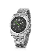 Ular - Black Logo Dial Chronograph Bracelet Watch