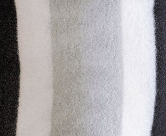 Just Contempo Striped Throw, Grey, 200x240 cm