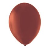Just For Fun 50 x Quality Chestnut Brown (dark) Latex Balloons - Decorator quality for all your party and wedding decorations