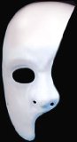 Face Mask (plastic) - Phantom Half Face: White