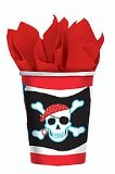 Just For Fun Paper Cups (pack of 8) - Pirate Party
