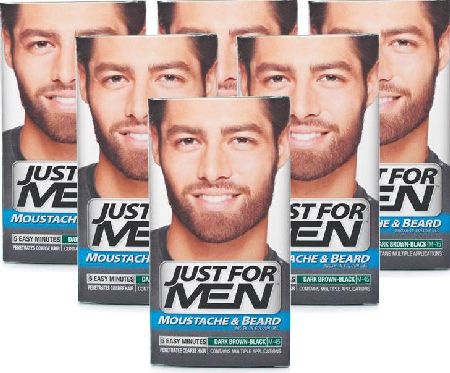 Just For Men, 2102[^]0099088 Brush-In Facial Hair Colour Dark