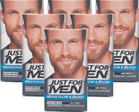 Just For Men, 2102[^]0099082 Brush-In Facial Hair Colour Light