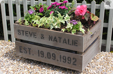 Married - Apple Crate Planter