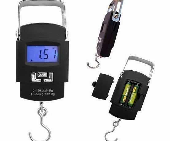 Just Pure White DIGITAL FISHING SCALES 50k CARP BASS TROUT SALMON FLY PIKE SALTWATER RIVER FISHING HANGING SCALES. FREE BATTERIES INCLUDED