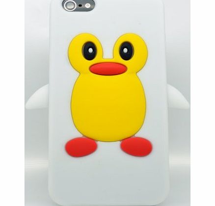 Iphone 5 Smartphone Contract Or Pay As You Go Penguin Cute Animal White Silicone / Skin / Case / Cover / Shell / Protector / Mobile / Phone / Smartphone / Accessories.