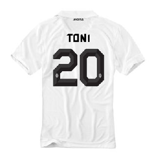 Nike 2010-11 Juventus Nike Away Shirt (Toni 20)