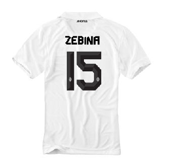 Nike 2010-11 Juventus Nike Away Shirt (Zebina 15)