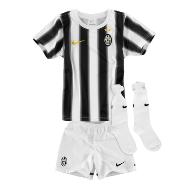Juventus Nike 2011-12 Juventus Home Nike Little Boys Mini Kit