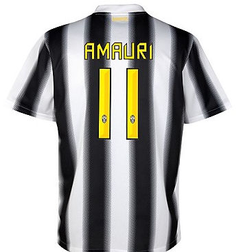 Nike 2011-12 Juventus Nike Home (Amauri 11)