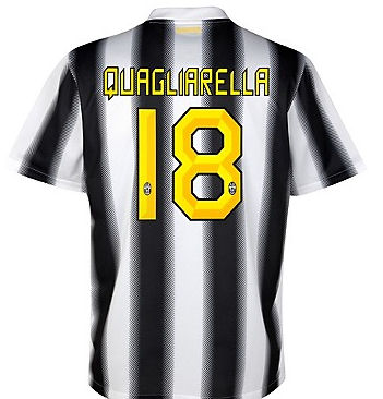 Nike 2011-12 Juventus Nike Home (Quagliarella 18)