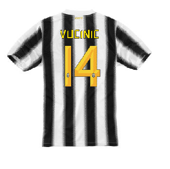 Nike 2011-12 Juventus Nike Home (Vucinic 14)