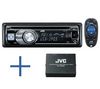 Autoradio USB/CD/AUX KD-R601 + Adaptateur pour
