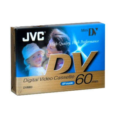 DVM-60 MiniDV Blank Tapes - 60 mins (Singles)