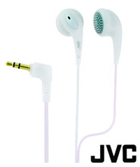 JVC Gumy Headphones Lychee White