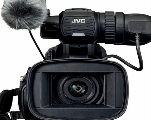 JVC GY-HM70 Professional Camcorder - Black (12MP, 10x Optical Zoom) 3 inch LCD
