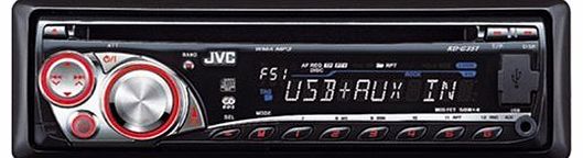 JVC KD-G351 CD / MP3 Player With Aux InUSB Front Input