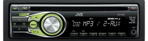 JVC KD-R332 CD Car Stereo with Front AUX Input CD/MP3 Playback