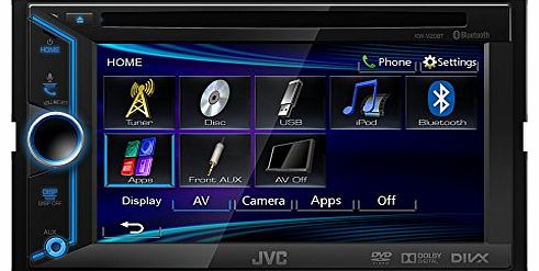 JVC KW-V20BT Double Din Bluetooth AV System