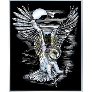 KSG Artfoil Silver Barn Owl