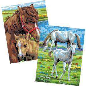 K S G KSG Horses Junior Paint by Numbers