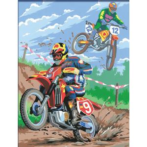 K S G KSG Masterpiece Junior Paint by Number Motorbikes