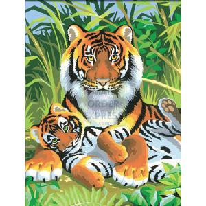 K S G KSG Masterpiece Junior Paint by Number Tigers