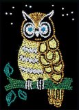 K.S.G Sequin Art Owl