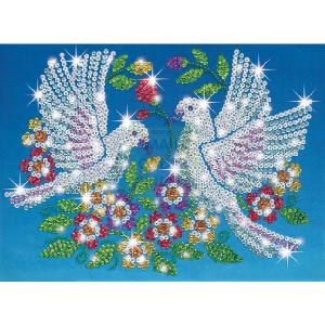 K S G Sequin Art With Beads Dove