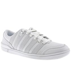 K-Swiss Male Grande Court Leather Upper Fashion Trainers in White