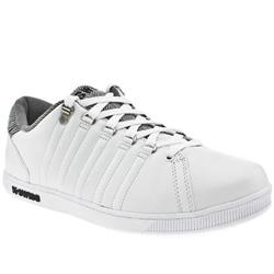 K-Swiss Male Lozan Re Mastered Leather Upper Fashion Trainers in White and Grey