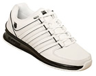 Rinzler SP White/Black Leather Trainers