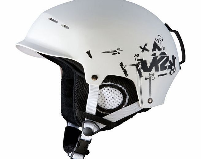 K2 Mens K2 Rant Snowboard Helmet - White
