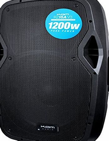 Kam RZ15A V3 1200W Active PA DJ Speaker