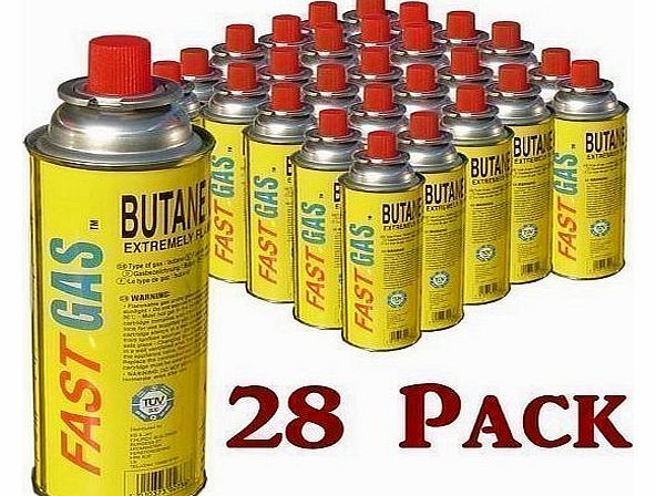 28 Pack Butane Gas Canisters