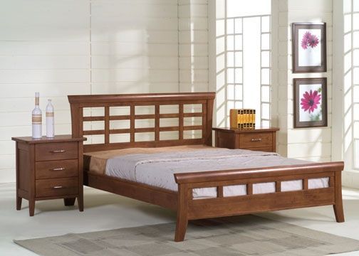 KD Beds KD Houston 5ft Kingsize Wooden Bed