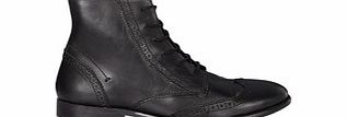 KG by Kurt Geiger Seville black leather brogue boots