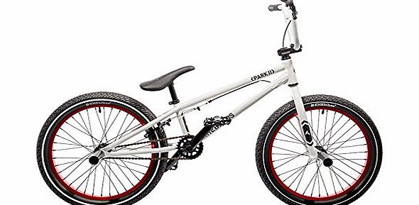 KHE Park II 19 inch BMX Bike CLEAR WHITE **NEW 2015 MODEL AND COLOURS**