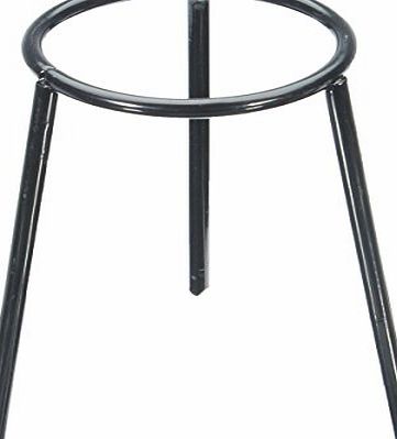 KING DO WAY Iron Lab Laboratory Bunsen Alcohol Burner Support Stand Lamp Tripod Holder 13cm Black