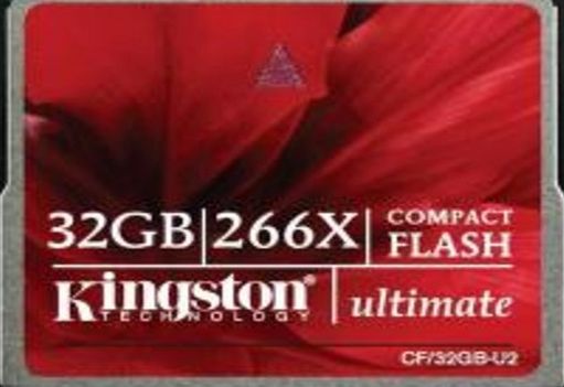Kingston 32GB CompactFlash Card Ultimate 266x with