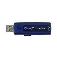 Kingston Memory 2GB USB 2.0 Capless DataTraveler - BLUE