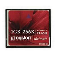 Kingston Memory 4GB Ultimate CompactFlash 266x w/Recovery s/w